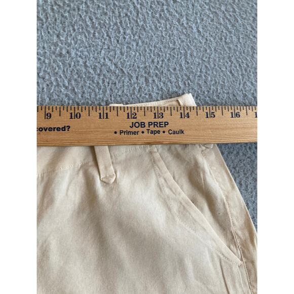 Rag & Bone Pants 6 Small Linen Stretch Straight Leg High Rise Beige Cream Beach - Picture 11 of 15